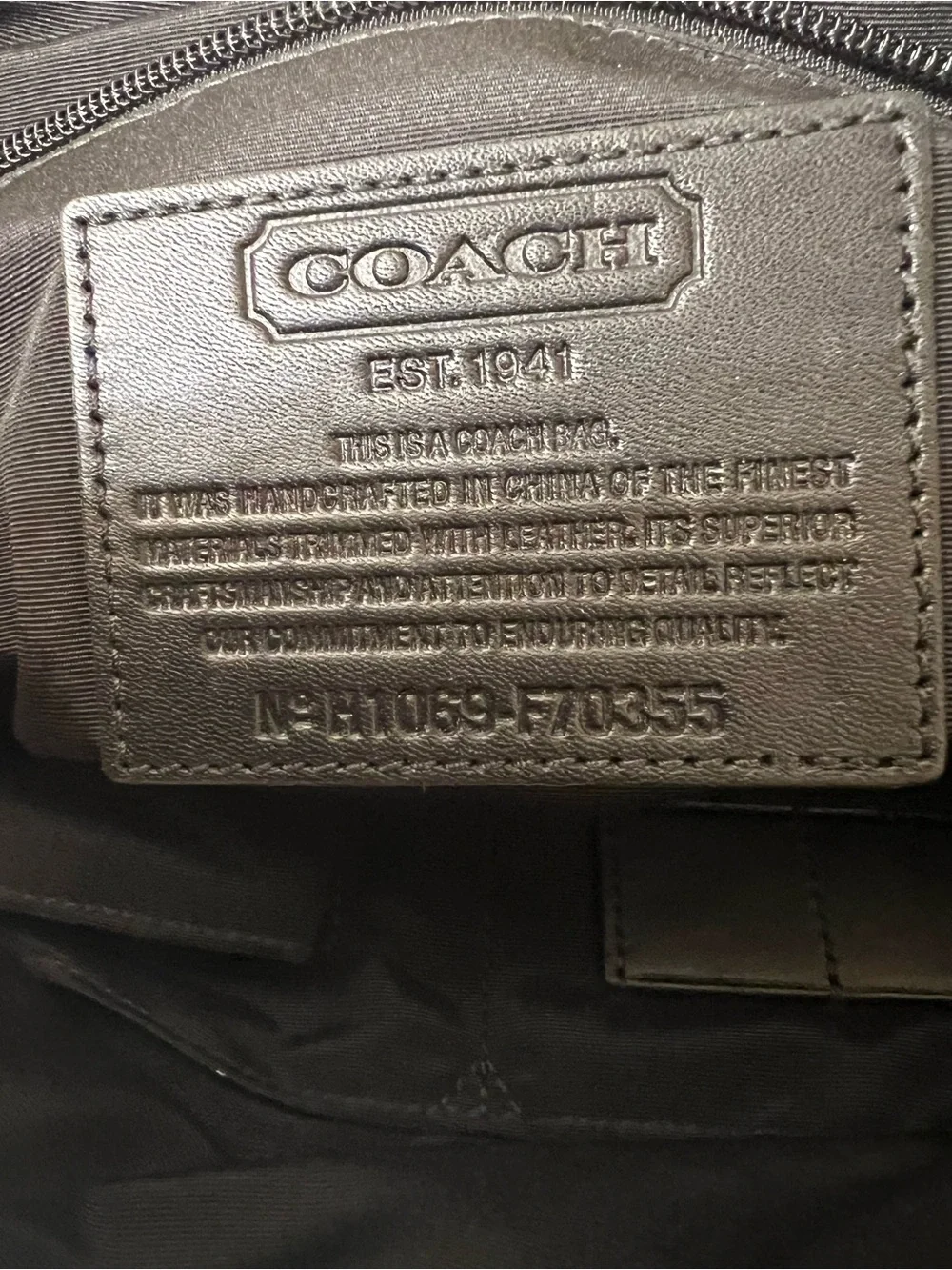 Coach Large Unisex Messenger Bag EUC